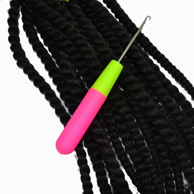 Dzrige Latch Hook Tool, 5Pcs Hair Crochet Hooks 0.2 Inch Latch Hook Crochet Needle for Braid Hair, Hair Extension, Carf and Carpet Making, Crafts DIY - Image 5